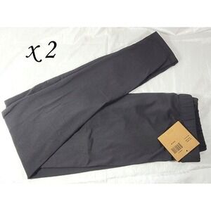 2 Pairs Just Cozy Women's All Season Buttery Soft Leggings - Black - Size XS/S